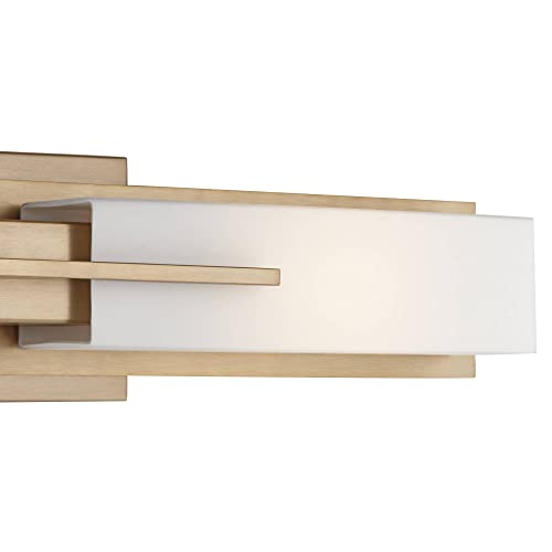 Midtown 23 1 2" Wide Burnished Brass Modern Bath Wall 2
