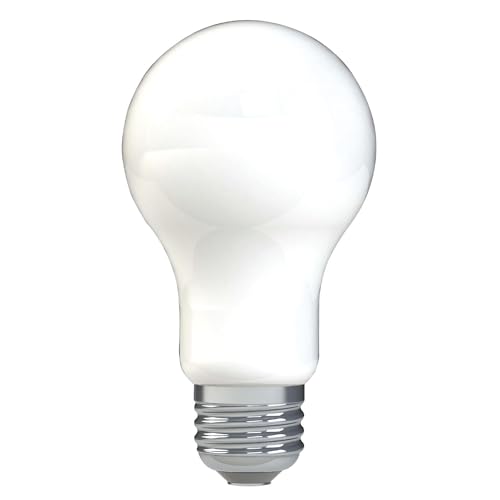 Relax 8 Pack 40 W Equivalent Dimmable Warm White A19 LED Light Fixture Light Bulbs 44898 (8 Count)