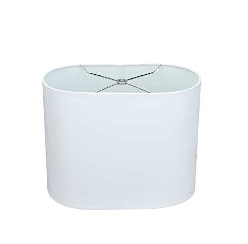 37001A Transitional Oval Hardback Shaped Spider Construction Lamp Shade in Off