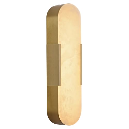 19.7" Marble Wall Sconce Alabaster Vanity Light Wall Lamps
