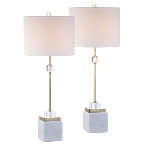 Dawson 30" Marble Metal LED Table Lamp