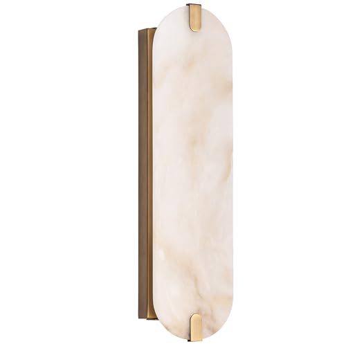 19in Alabaster Wall Sconces