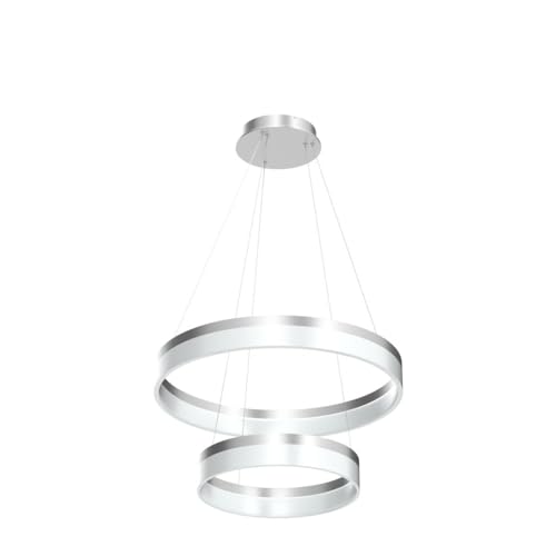 LED Silver Chandeliers Modern Pendant