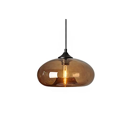 Industrial Pendant Light Shade of Onion Vintage Chandelier E26 Pendant Lighting for Kitchen Island Colorful Glass Cage