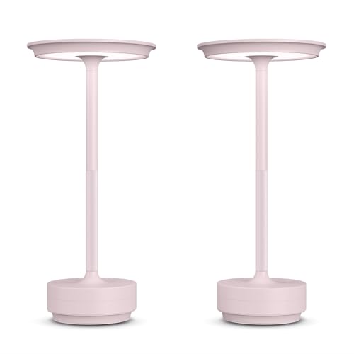 2 Pack Cordless Table Lamps Rechargeable (2 Count)