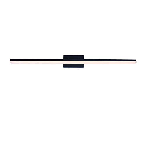 48in Modern LED Vanity Lights for Bathroom Black