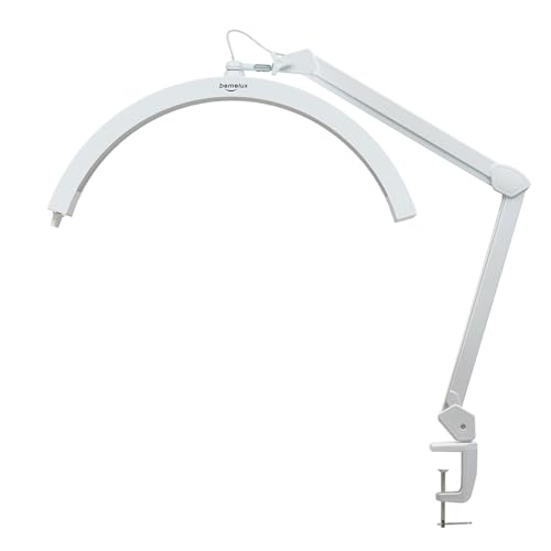 LED Half Moon Light with Desk Clamp