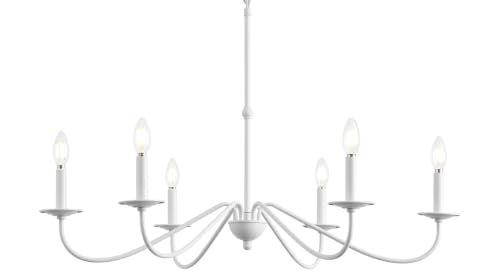 Wicklow 6 Light Farmhouse Chandelier 34.75"