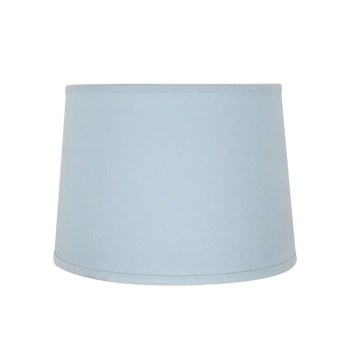 32311A Transitional Hardback Empire Shaped Spider Construction Lamp Shade in Light Blue