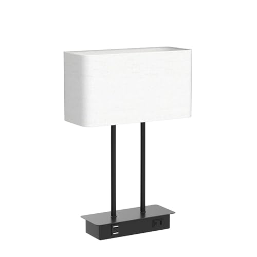 Bedside Touch Control 3 Way Dimmable Table Lamp with Cream Fabric Shade
