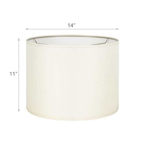 CreamWhite Set of 2 Lampshade Requires Self (2 Count)