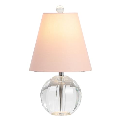 Goddard 16" Crystal Ball Orb Metal LED Table Lamp