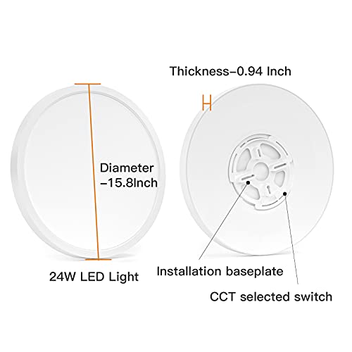 Dimmable Flush Mount Ceiling Light