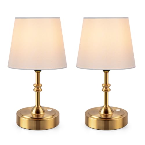 2 Pack Small Cordless Lamps (2 Count)