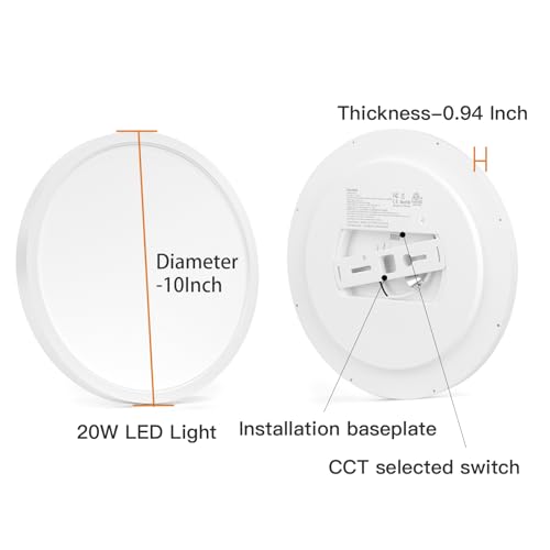 Dimmable Flush Mount Ceiling Light
