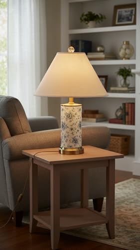 32201A Hardback Empire Spider Lamp Shade in Cream