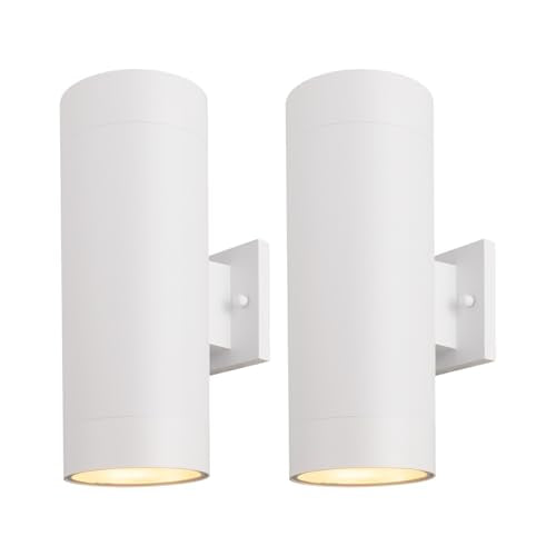 14" Modern Outdoor Porch Light in 2 Lights (2 Count)