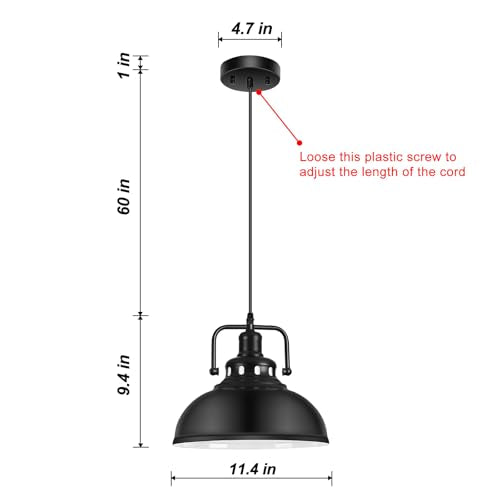 Farmhouse Pendant Light for Kitchen Island