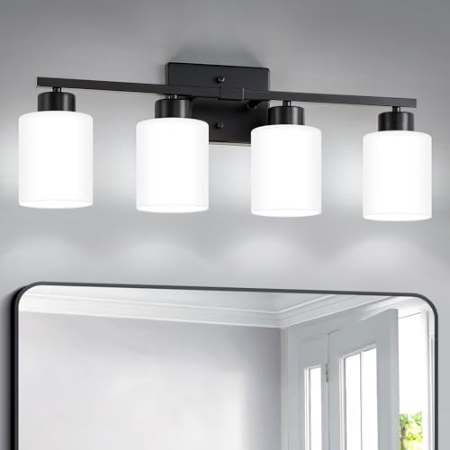 Black Bathroom Light Fixtures Vanity Lights Over Mirror