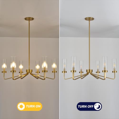 Modern Glass Chandelier