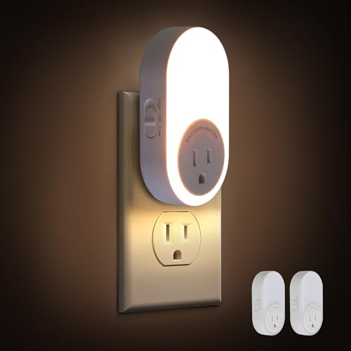 Night Lights Plug Into Wall with Power Outlet
