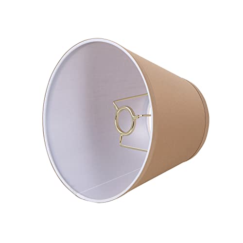 56001 Transitional Hardback Empire Shape UNO Construction Lamp Shade in Sienna Brown