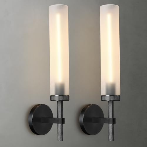 Black Knurled Wall Sconce