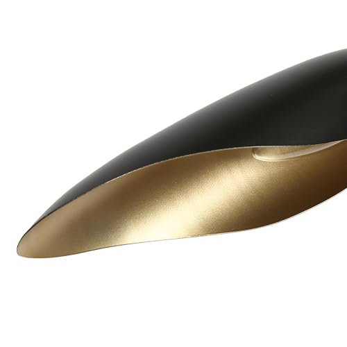 Modern Black and Gold Wall Sconce