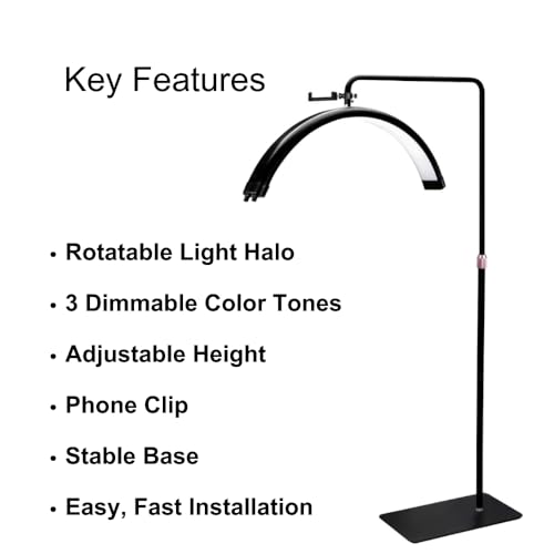 Half Moon LED Floor Light