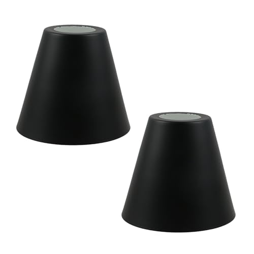 2PCS Black Barrel Metal Lampshade (2 Count)