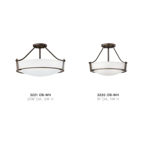 Hathaway Transitional Three Light Semi