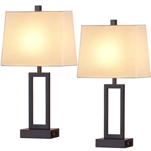 23.5" Touch Control Table Lamps Set of 2 (2 Count)