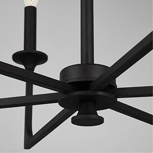 Capital Lighting 437361BI Clint Bold Metal Candle Chandelier