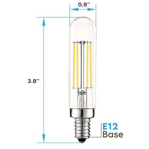 Vintage E12 LED Bulb 60W Equivalent (12 Count)
