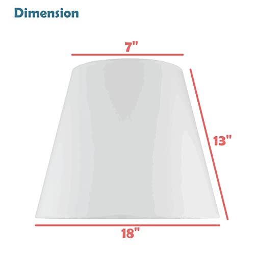 33136 Mushroom Pleated Traditional Spider Lamp Shade