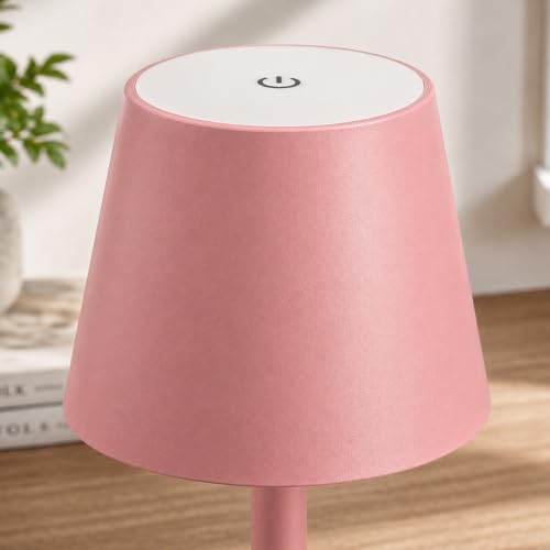 Pink Cordless Table Lamps (2 Count)