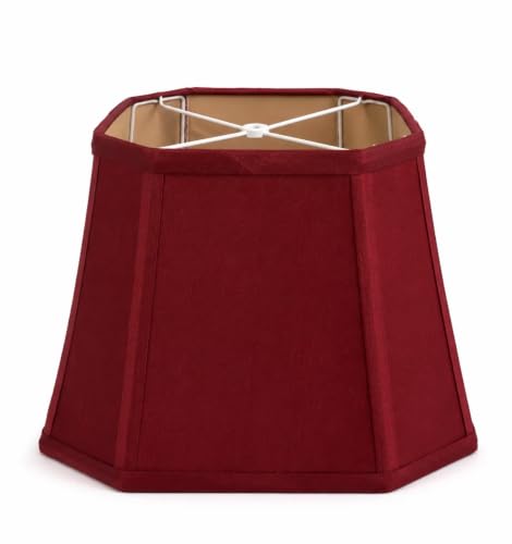 2 Pack Burgundy Lamp Shades