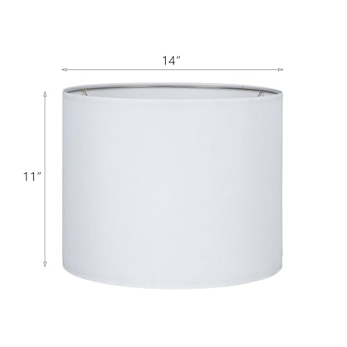 White Set of 2 Lampshade Requires Self