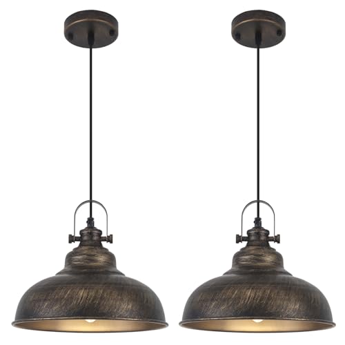 Gold Pendant Lights Kitchen Island (2 Count)