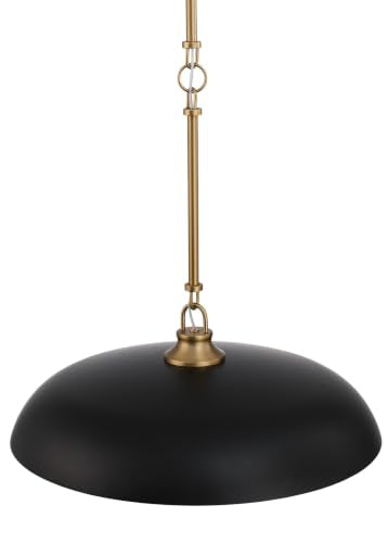 18'' Pendant Light Black Gold Dome E26 Dining Bedroom