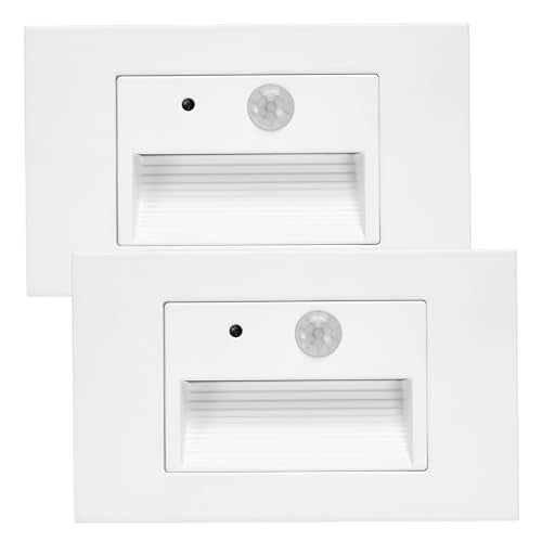 Horizontal LED Motion Sensor Step Light (2 Count)