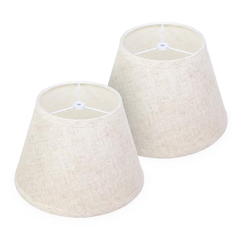 Beige Empire Lamp Shades Set of 2