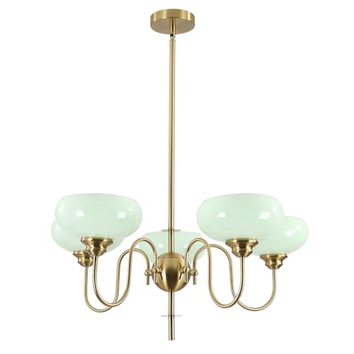 Green Vintage Chandelier 5