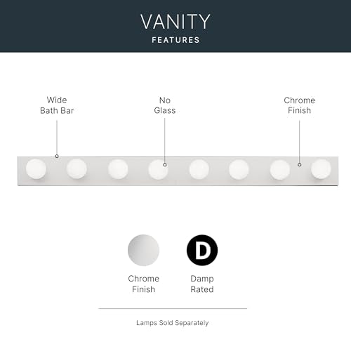 8 Light Bathroom Vanity Light