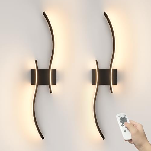 Battery Operated Wall Sconces Set of Two