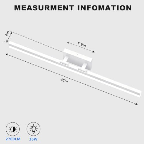 Modern Bathroom Vanity Light 48 inch