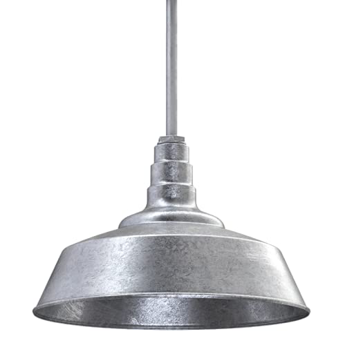 Industrial Pendant Light 20 Inch Extra Large Steel Warehouse