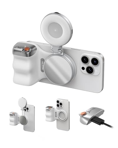 Magnetic Phone Camera Grip & C03 Magnetic Selfie Light Creator Kit