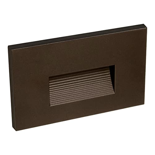 Horizontal LED Step Light Oil Rubbed Bronze (2 Count)