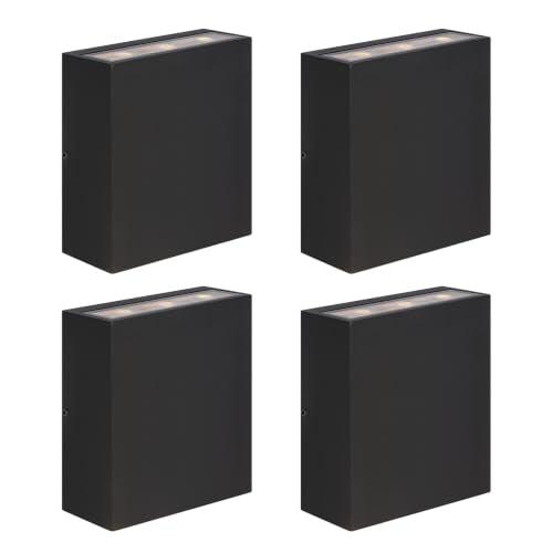 4 Pack Outdoor Wall Light